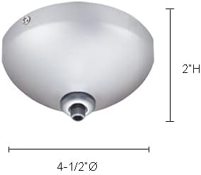 Jesco - QAC1C - Satin Nickel Track Lighting Accessory