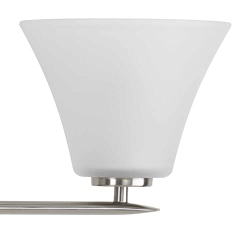 5-Light Brushed Nickel Bath Light by Progress