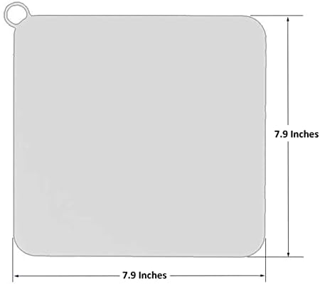 Xirgoe Silicone Drain Cover for Shower 79 Inch 22pcs White and Grey