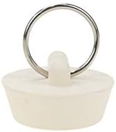 Semetall 6 Pack 1-18 Inch Bath Plug with Hanging Ring