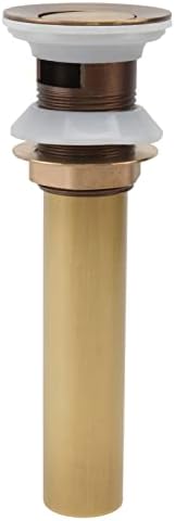 Artibetter Copper Sink Drain Strainer with Overflow Prevention 1