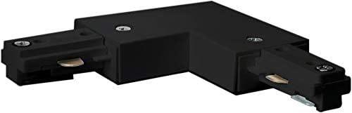 Nuvo TP147 L-Connector for Track Lighting Black