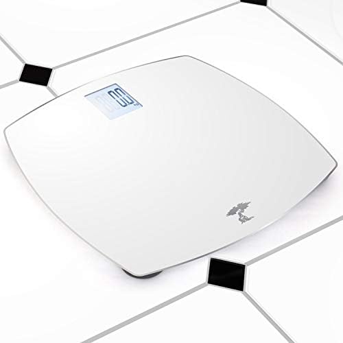 Precision Digital Glass Bathroom Scale 400 lb Capacity