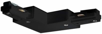 Nuvo TP147 L-Connector for Track Lighting Black