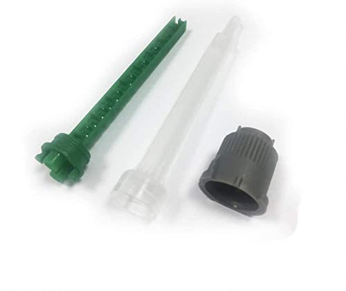 PAGOW 20 Pcs Epoxy Mixing Nozzle Tips for AB Glue Cartridge