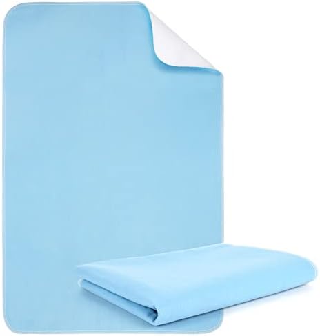 Mancosi Waterproof Bed Pad 34x52 Inch Reusable