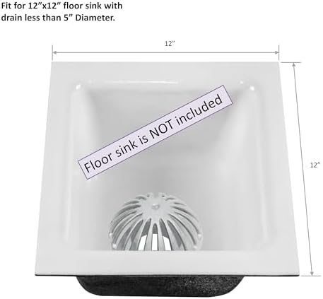 Leyso FS-DS Heavy Duty Aluminum Drain Cover 5-14 Diameter