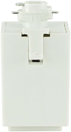 H System Track Outlet Adapter H860 White 1