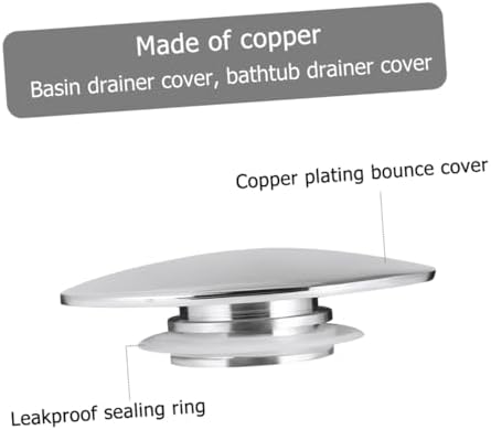 Yardenfun Replacement Bathtub Drain Cover Pop-up Emitter 1
