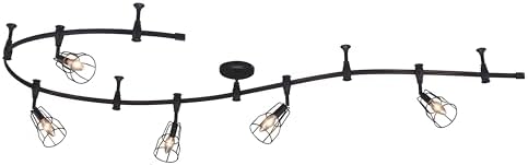 VAXCEL Milford 5 Light Flexible Track Lighting Kit