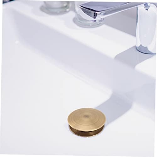 Housoutil Copper Sink Drain Stopper Pop-up Strainer