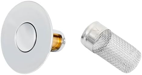 NNaseri Bathroom Sink Drain Strainer - Durable Includes Stopper