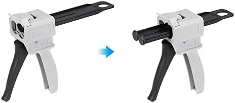 uxcell 50ml Epoxy Resin Mixing Dispenser Gun 11 Ratio
