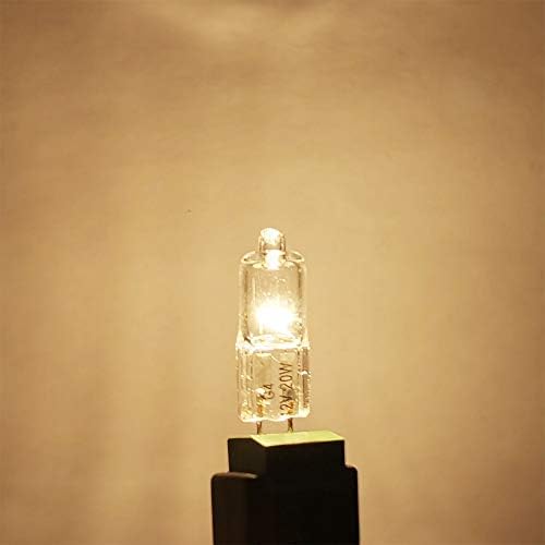 BOGAO 20W 12V Warm White G4 Bi-Pin Halogen Bulb 12 Pack