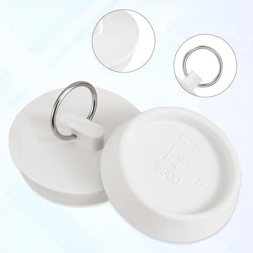 Psyqtsuary Rubber Sink Stopper 2 PCS Universal Drain Plug
