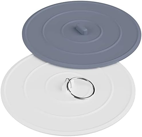 Hibbent 2 Pack Suction Sink Stopper Set
