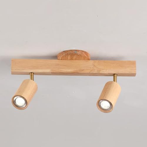 Modern Wood LED Ceiling Spotlight Kit Adjustable