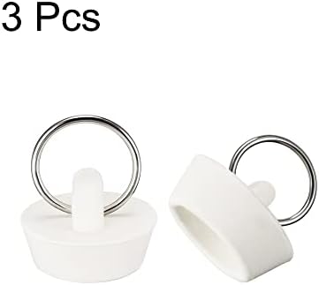 Uxcell Rubber Sink Plug 3pcs for 1 to 1-116 Drains