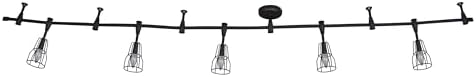 VAXCEL Milford 5 Light Flexible Track Lighting Kit