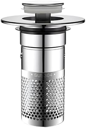 Stainless Steel Sink Hair Catcher with Pop Up Mechanism