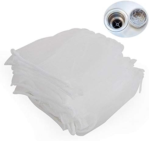 200Pcs Disposable Sink Strainer Bags for Kitchen and Bathroom