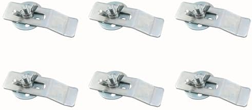 6PCS Galvanised Steel Sink Clamps for Kitchen and Bathroom 1