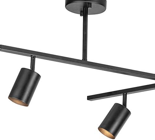 Globe Electric 59829 West 64 6-Light Track Lighting Kit Matte Black