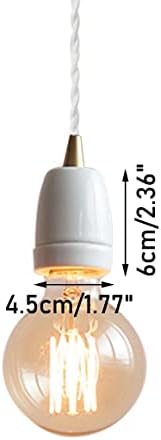 3-Pack H Track Lighting White E26 Ceramic Base 1181 Inches