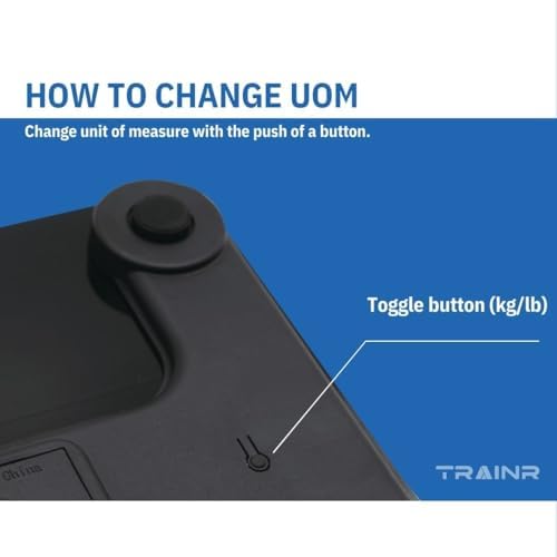 Digital Body Scale Trnr-BDYSCLE-BLK - Smart Fitness Tracker