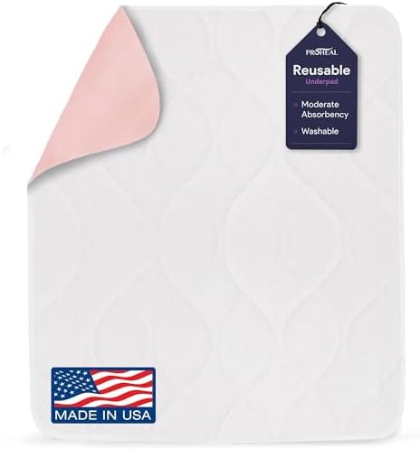 ProHeal Reusable Incontinence Bed Pads - 34x36 Washable Leak Proof