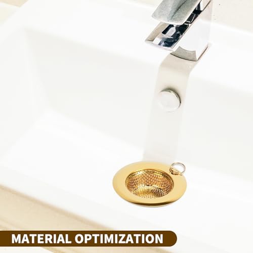 Blueden 2 Pack Stainless Steel Sink Strainers with Pull Ring 1