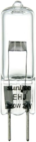 Sunlite T4 EHJ Clear Bi-Pin Light Bulb 250W 24V 8000 Lumens