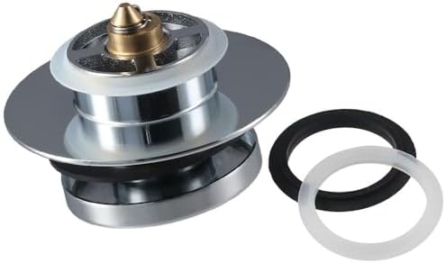 Universal Chrome Bathtub Drain Stopper with Tip Toe Design