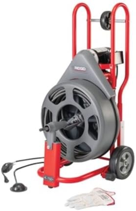RIDGID 83557 58 Open Cage Drum Auger with 100 IW Cable