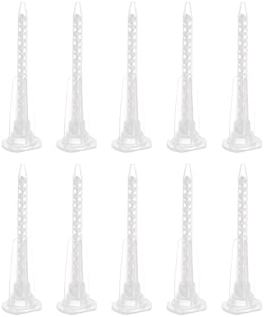 Uxcell 10 Pcs Epoxy Tubes with Static Mixer and 244-inch Nozzle