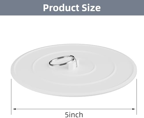 Hibbent 2 Pack Suction Sink Stopper Set