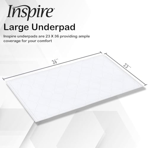 Inspire Reusable Incontinence Bed Pads 3 Pack