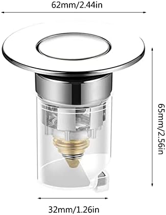 KAKASEA Press Bounce Basin Drain Filter