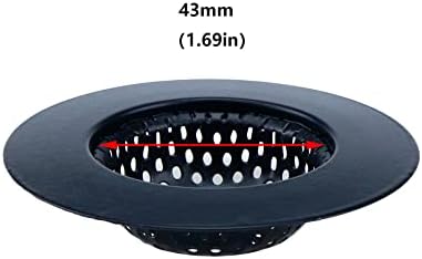 Antrader Kitchen Sink Strainer 2 Pack Black 3 Top 15 Basket