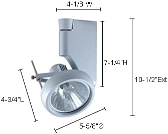 Jesco Lighting Contempo 270 Series Track Light Fixture 20W Black