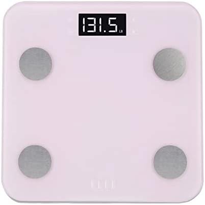 ELLE Digital Body Analysis Scale - 400 lbs Purple LCD