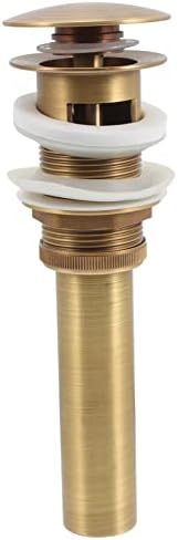 Housoutil Copper Sink Drain Stopper Pop-up Strainer
