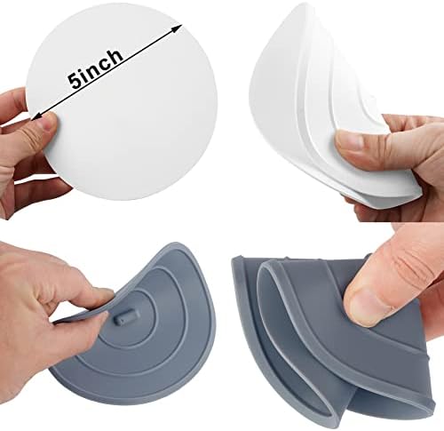 Hibbent 2 Pack Suction Sink Stopper Set