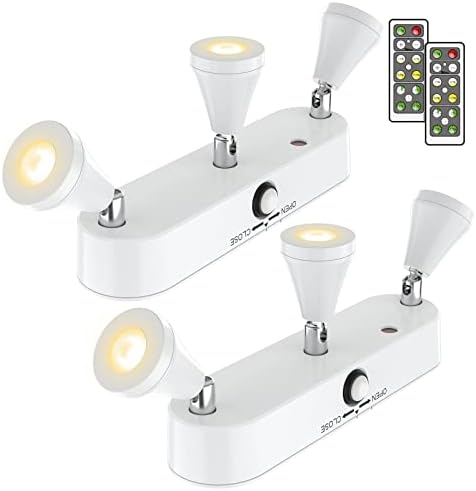 Olafus 2 Pack Wireless Picture Light with Remote Control 1