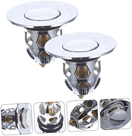 LIFKICH Copper Sink Drain Plug Anti-Leakage Hair Trap Stopper