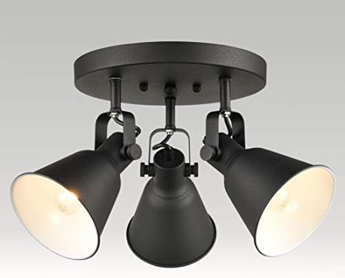DIRYZON EUL 3 Light Ceiling Spot Light Matte Black Industrial Design