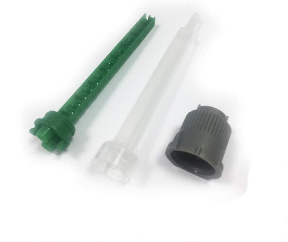 PAGOW 20 Pcs Epoxy Mixing Nozzle Tips for AB Glue Cartridge
