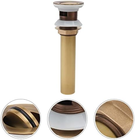 Artibetter Copper Sink Drain Strainer with Overflow Prevention 1