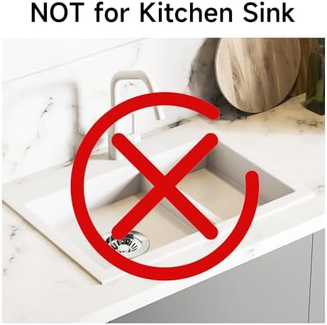 2PCS Bathroom Sink Drain Strainer Cover with Hair Catcher
