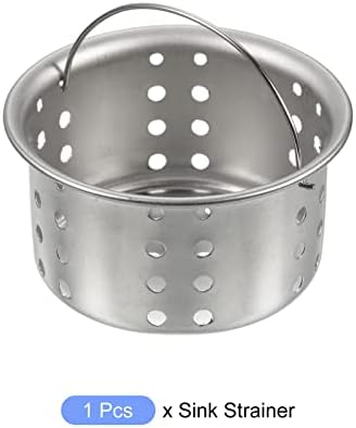 METALLIXITY Kitchen Sink Strainer with Hair Catcher